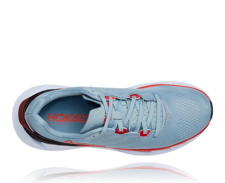 Running Shoes Mens - Hoka One One Elevon 2 - Blue/White - OFUAPMC-81